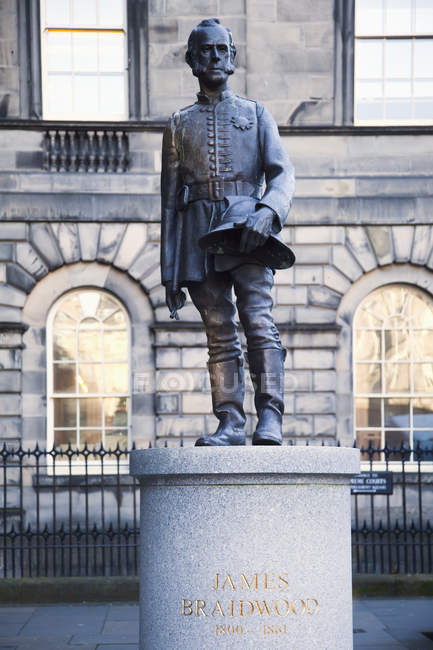 Estatua de James Braidwood, Escocia - foto de stock