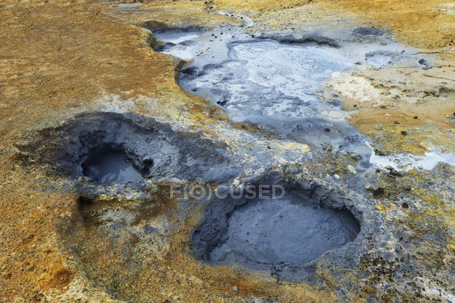 Геотермальная зона. Крысувик-Селигер, Рейкьявик, Исландия — стоковое фото