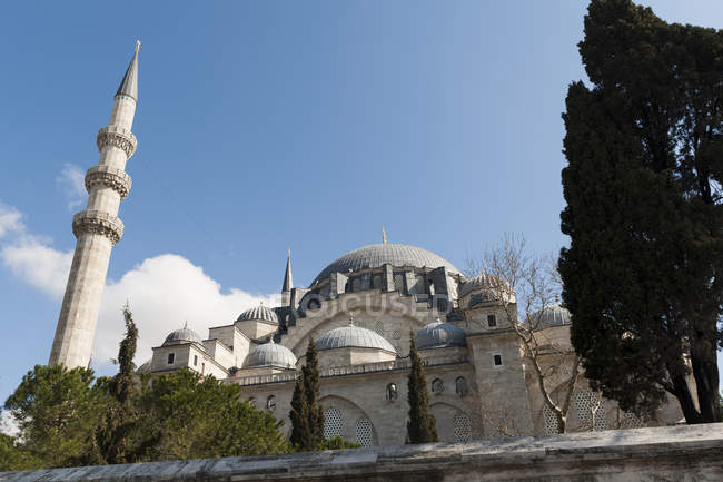 Mezquita Suleymaniye en Estambul - foto de stock