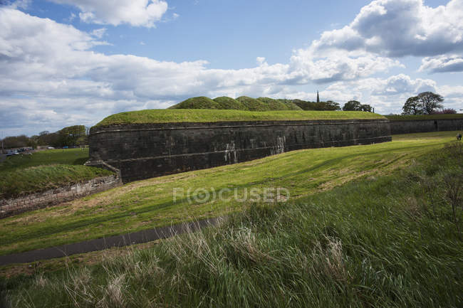 Part of the town wall — Stock Photo