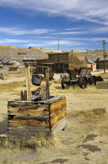 Gold mining ghost town — Stock Photo