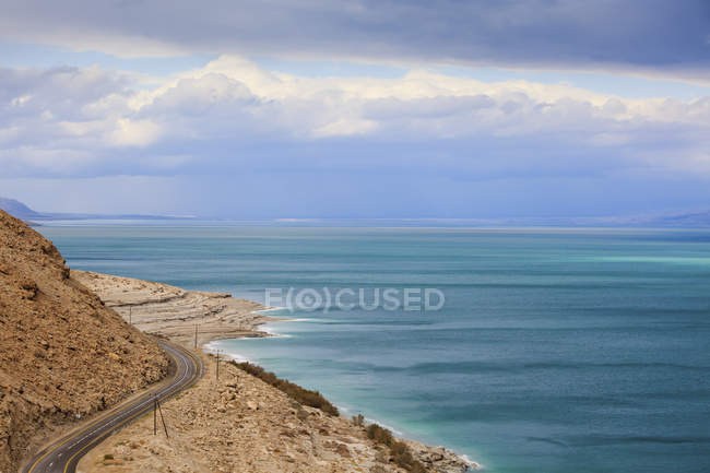 Dead sea road — Stock Photo