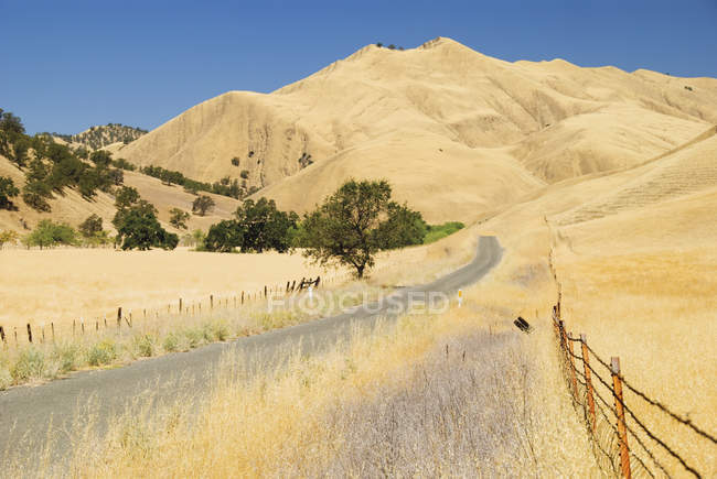 Golden hills of northern california — Stock Photo