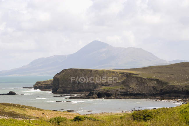 Croag Patrick de Clare Island - foto de stock