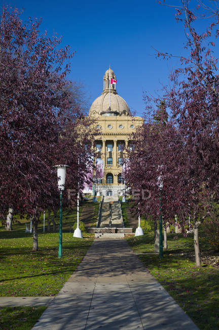 Edificio de la legislatura de Edmonton - foto de stock