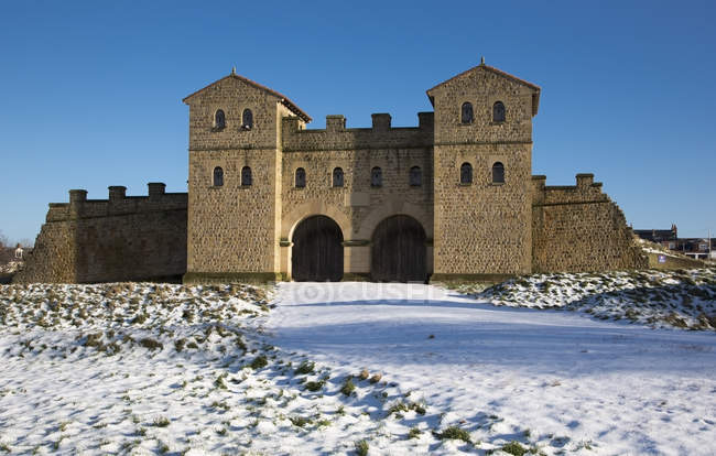 Fuerte romano de Arbeia - foto de stock