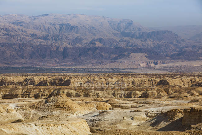Landscape of the jordan valley — Stock Photo