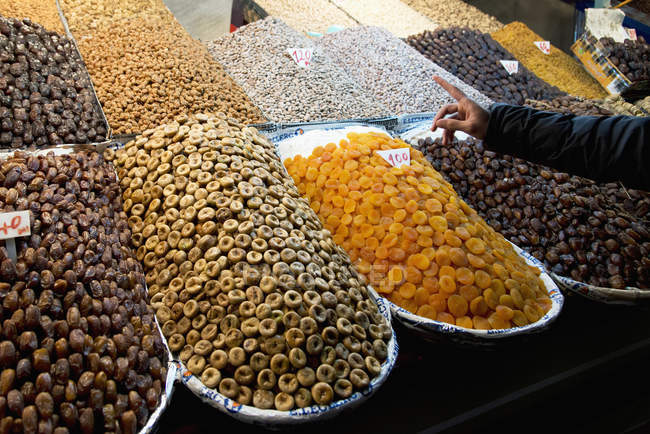 Variedade de frutos secos — Fotografia de Stock