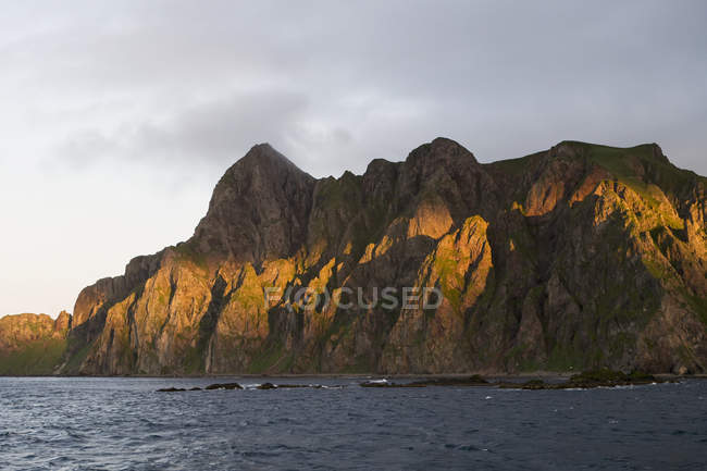 Cap Pankof sur l'île d'Unimak — Photo de stock