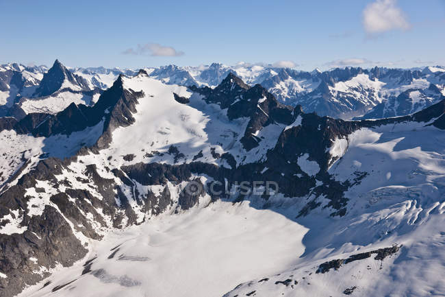 Vista aérea de las montañas - foto de stock