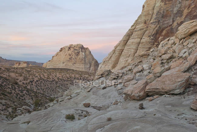 Rugged Terrain with hills — Stock Photo