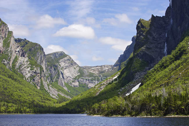 View Of Western Brook Pond — Stock Photo