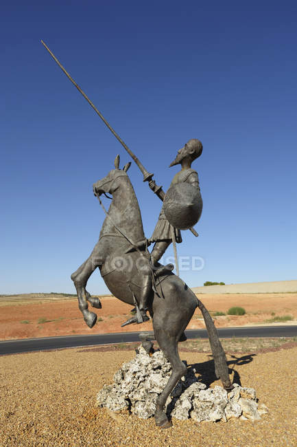 Don Quijote Statue, Spanien — Stockfoto
