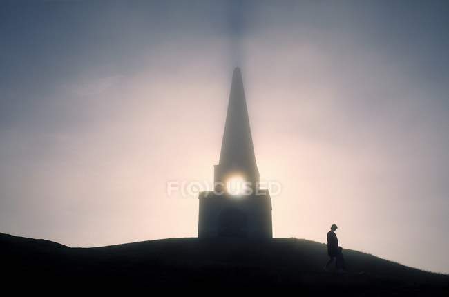 Obelisco de Killiney Hill - foto de stock