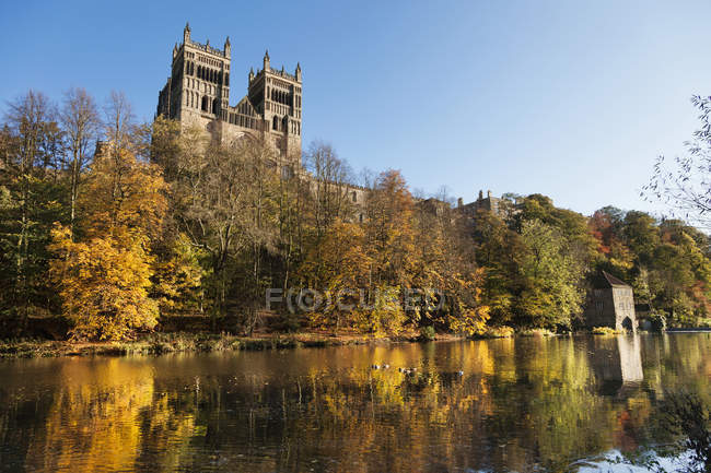 Catedral de Durham; Durham, Inglaterra - foto de stock