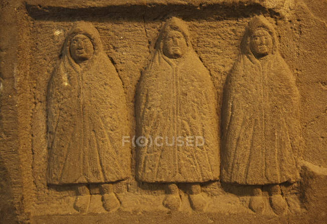 Triad Of Roman Native Gods — Stock Photo