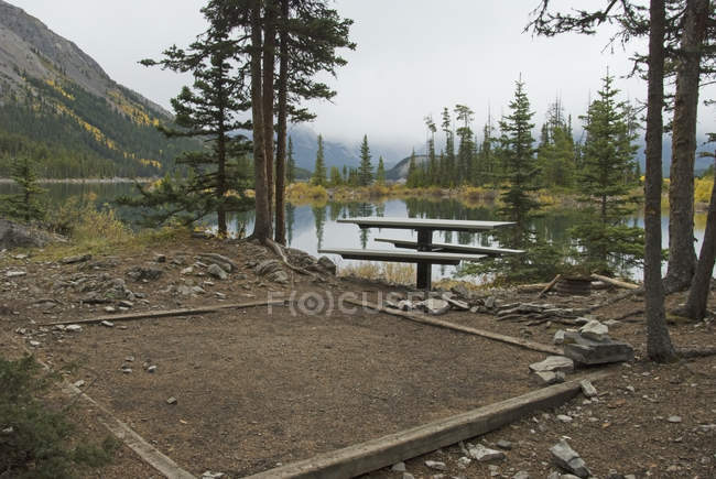 Campsite At Point Campground — Stock Photo