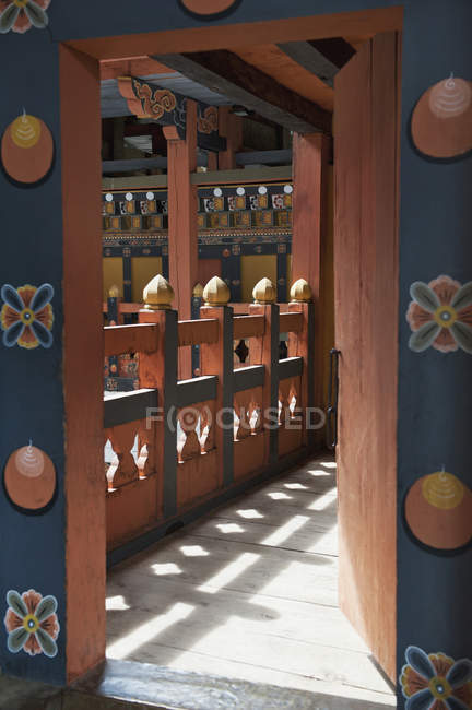 Construção em Punakha Dzong — Fotografia de Stock