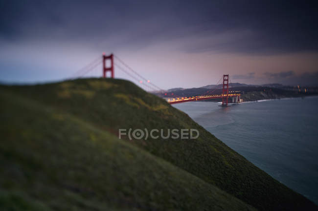 Il Golden Gate Bridge nella baia di San Francisco — Foto stock