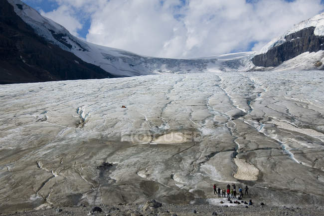 Athabasca-Gletscher im Freien — Stockfoto
