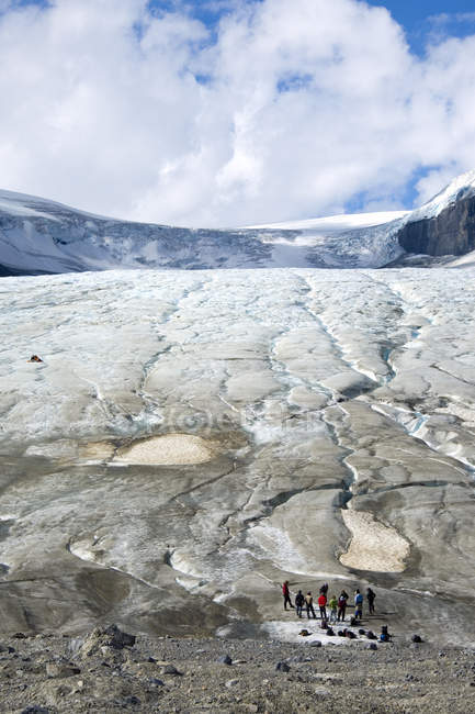 Athabasca-Gletscher im Freien — Stockfoto
