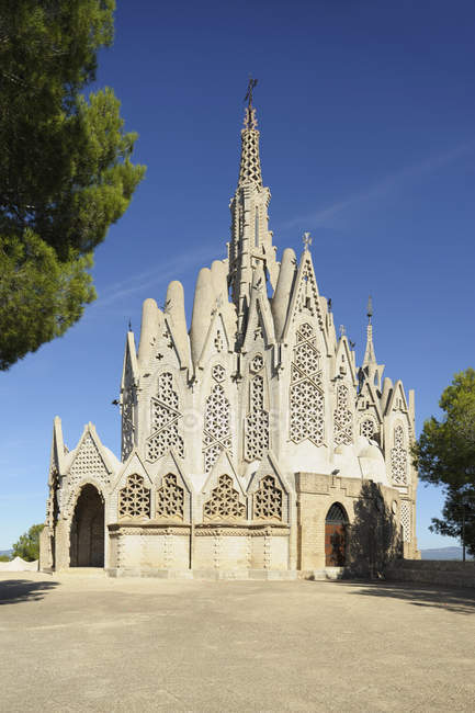 Exterior do Santuário de Montserrat — Fotografia de Stock