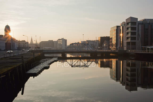 River Lee At Sunset — Stock Photo