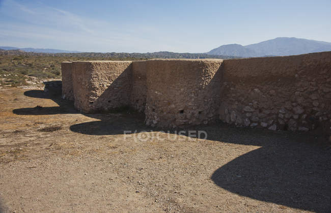 Wall At Los Millares; Almeria — стокове фото