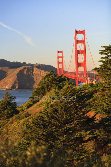Blick auf die Golden Gate Bridge — Stockfoto