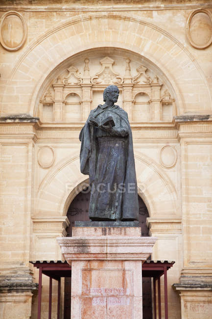 Estatua de Pedro Espinosa, España - foto de stock