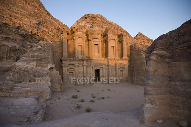 Ruínas do mosteiro na Jordânia — Fotografia de Stock