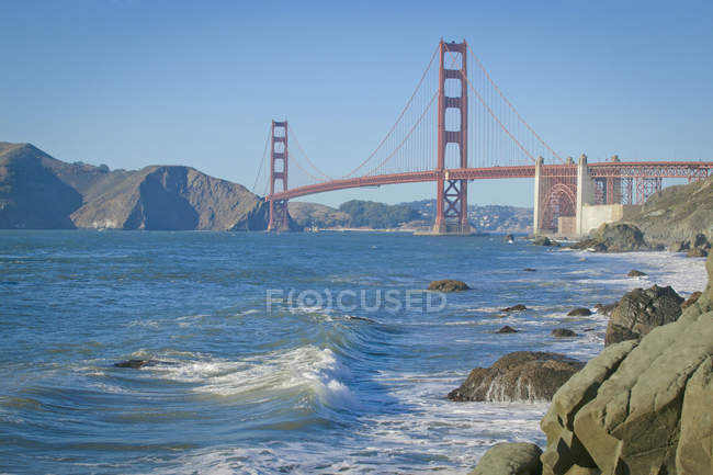 Golden Gate Bridge From Baker Beach — Stock Photo
