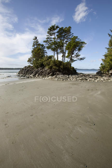 An Island At Tonquin Beach — Stock Photo