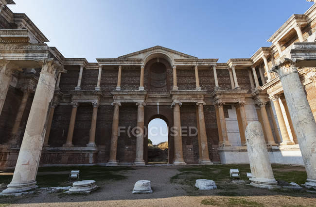 Ruinen der Synagoge von Sardis — Stockfoto