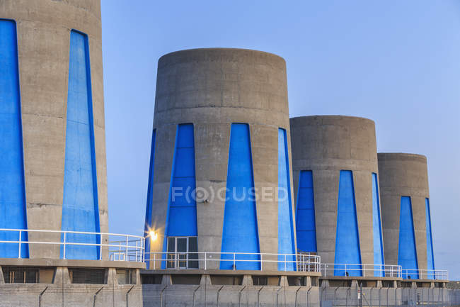 Гідроелектростанції турбіни — стокове фото