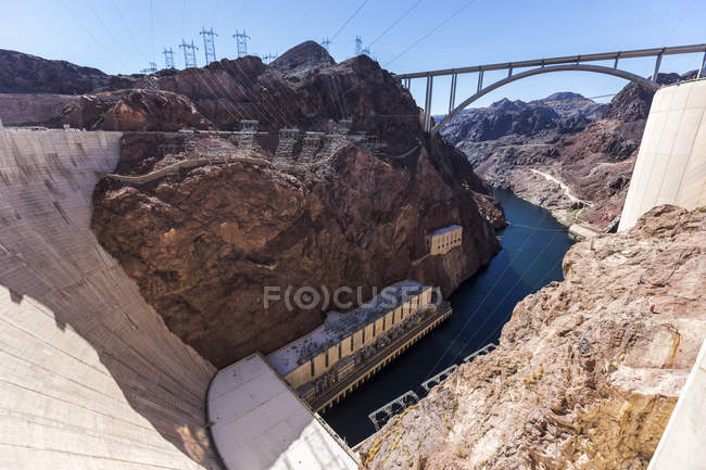 Hoover Dam ; Arizona, États-Unis d'Amérique — Photo de stock