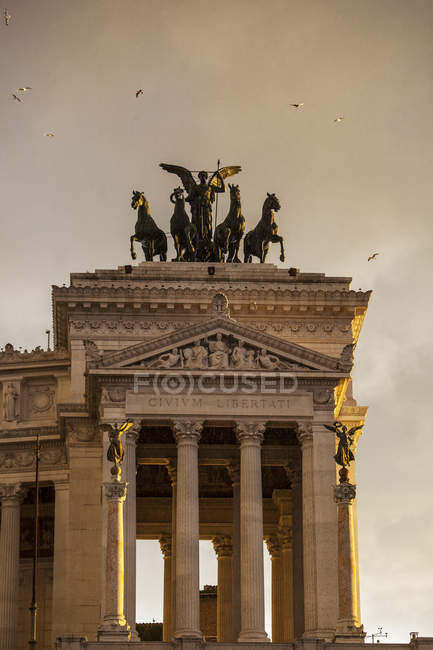Statue der Göttin Victoria beim Reiten — Stockfoto