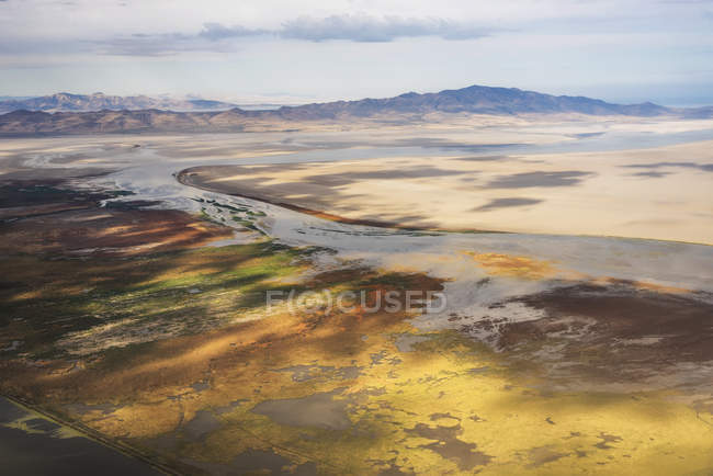 Велике Солоне озеро — стокове фото