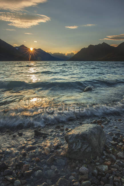 Twin Lake nel Parco Nazionale del Lago Clark — Foto stock
