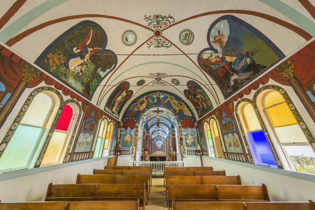 Igreja pintada de kalapana — Fotografia de Stock
