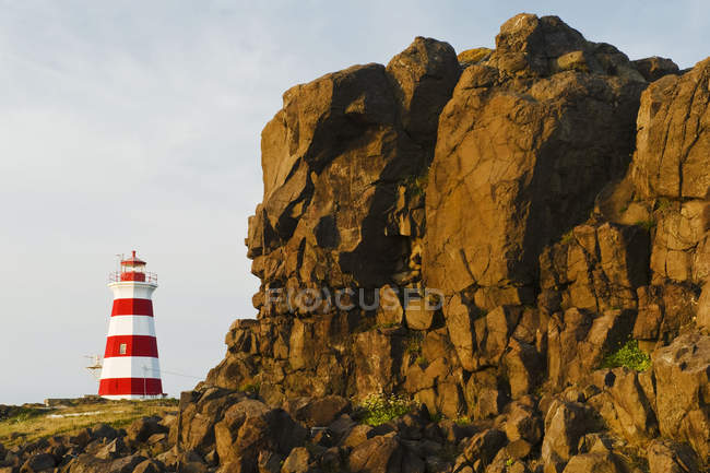 Brier Island Lighthouse — Stock Photo