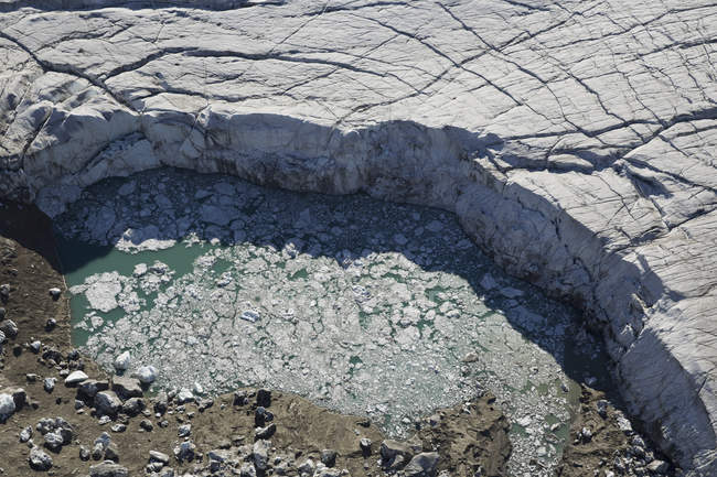 Pièce du glacier Kaskawalsh — Photo de stock