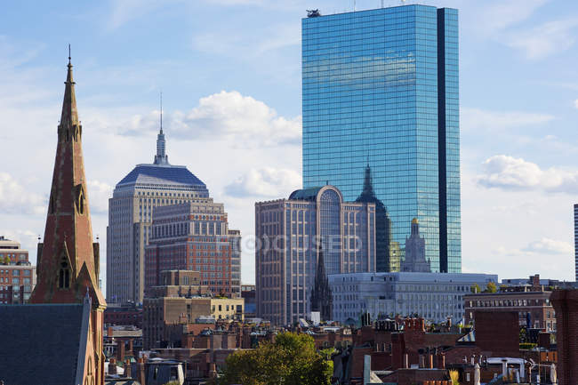 Boston Skyline con edificio più alto — Foto stock