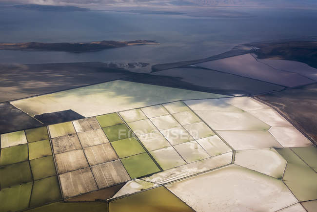 Grande lago de sal — Fotografia de Stock