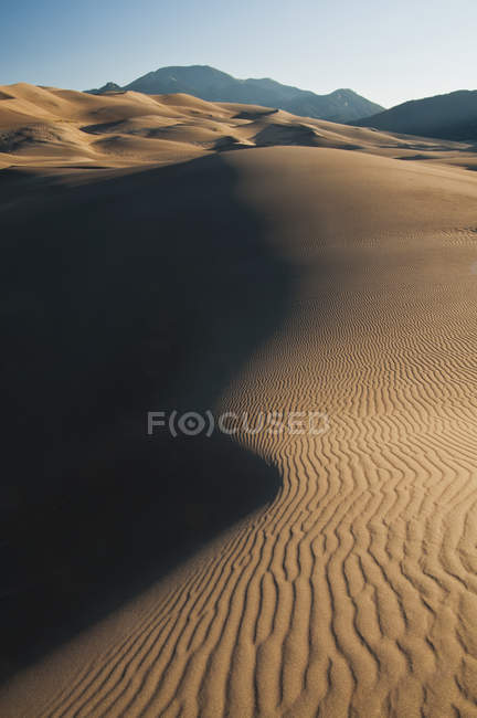 Песчаные дюны Великой песчаной дюны — стоковое фото
