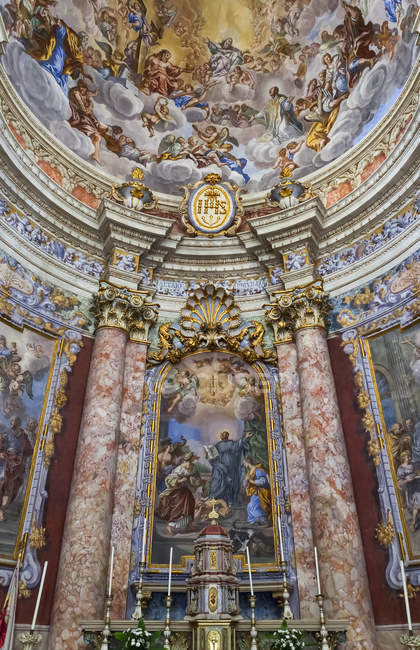Interior of Church of St Blaise — Stock Photo