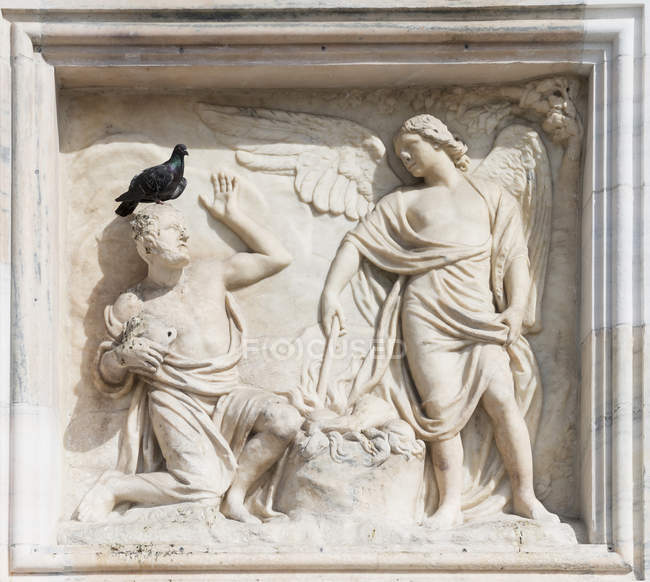 Facade on Milan Cathedral — Stock Photo