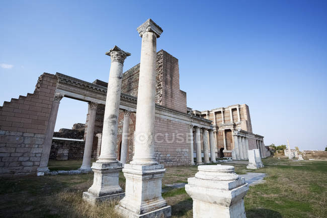 Ruinas de la Sinagoga de Sardis - foto de stock