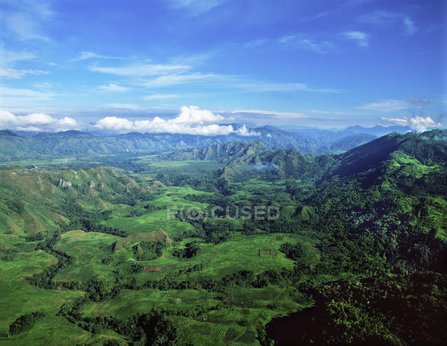 Aerial view of Highlands — Stock Photo
