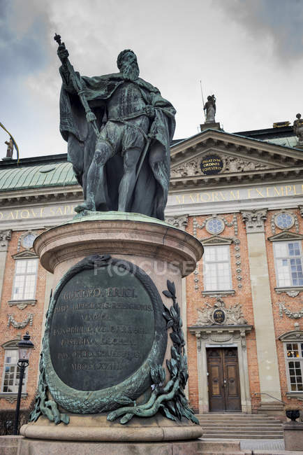 Estatua de Gustaf Eriksson Vasa - foto de stock